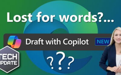 Lost for words? Draft with Copilot can help