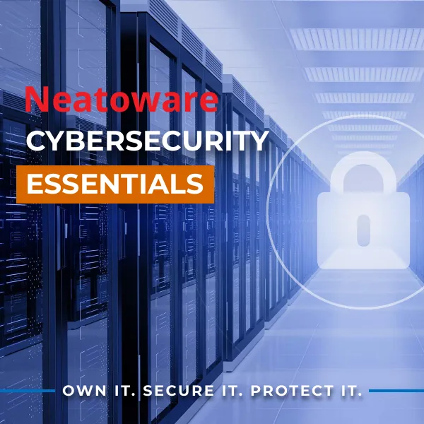 Cover of the Neatoware Cybersecurity Essentials booklet